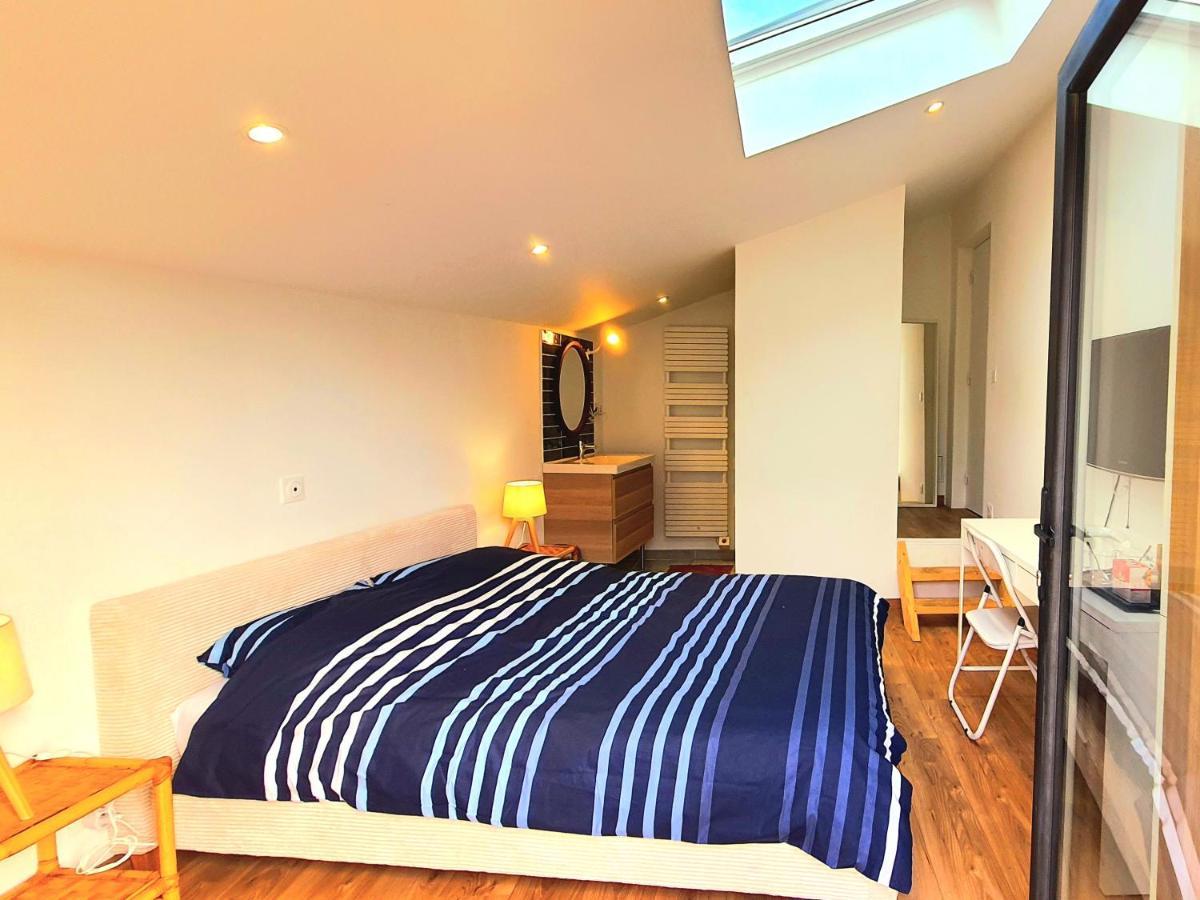 Chambre Paisible Chez L'Habitant En Rez De Chaussee Avec Salle D'Eau 10 Min Gare Et Centre Ville Evreux Bagian luar foto